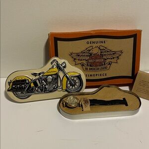 Vintage Harley Davidson woman’s Pyramid Crystal wristwatch